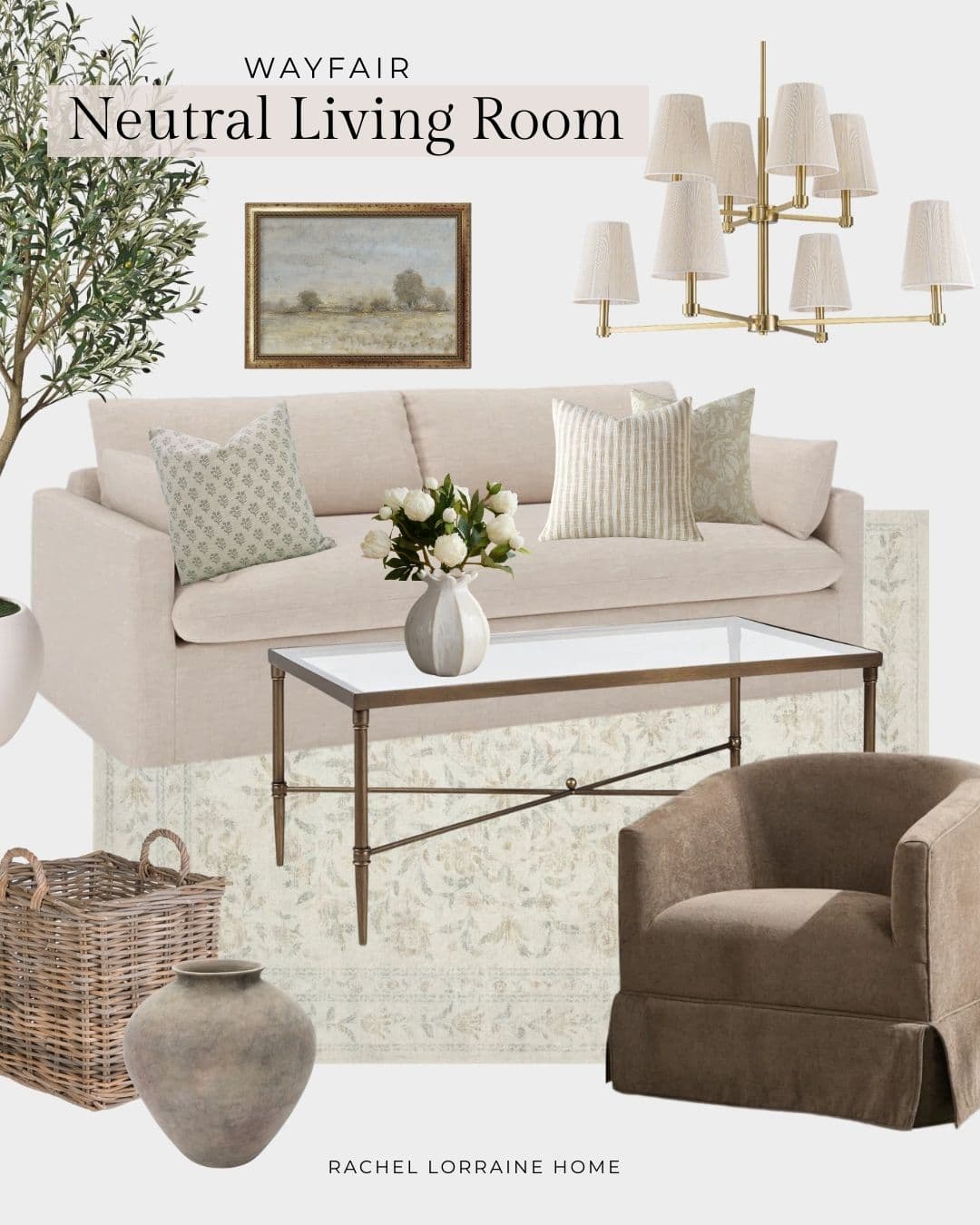 Neutral Spring Living Room